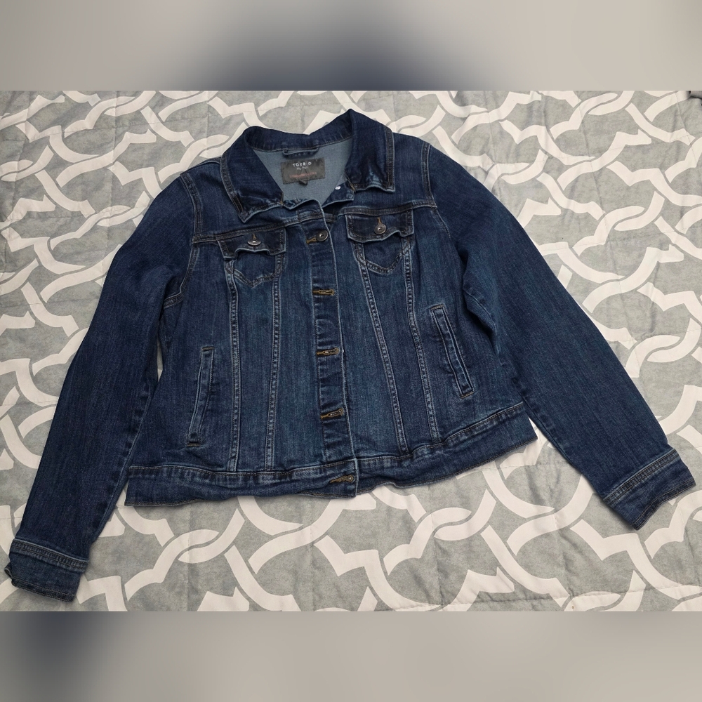 Torrid Dark Blue Jean Jacket